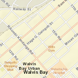 Walvis Bay Street Map