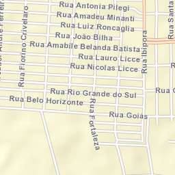 Santa Fé Street Map
