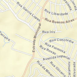 Atibaia Street Map