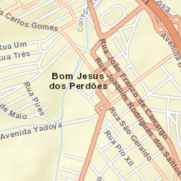 Bom Jesus dos Perdões Street Map