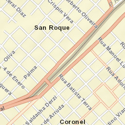 Capitán Bado Street Map