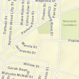 Rehoboth Street Map