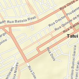 Tatuí Street Map