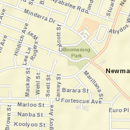 Newman Street Map
