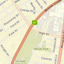 Park Avenue Street Map