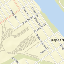 Depot Hill Street Map