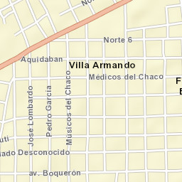 Concepción Street Map