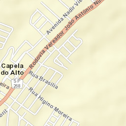 Capela do Alto Street Map