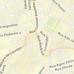 Poá Street Map