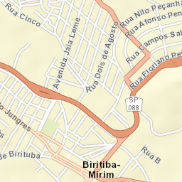 Biritiba Mirim Street Map