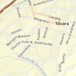 Tilcara Street Map