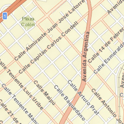 Antofagasta Street Map