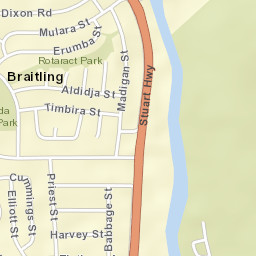 Braitling Street Map