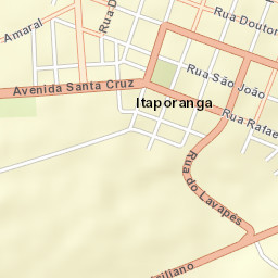 Itaporanga Street Map
