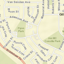 Gillen Street Map
