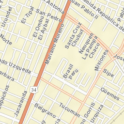 Libertador General San Martín Street Map