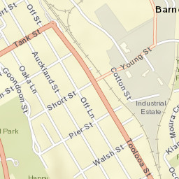 Barney Point Street Map