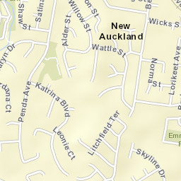 New Auckland Street Map