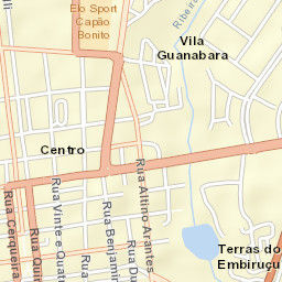 Capâo Bonito Street Map