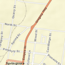 Springsure Street Map
