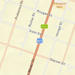Mokopane Street Map
