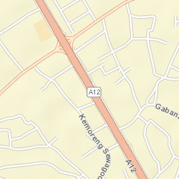 Mogoditshane Street Map