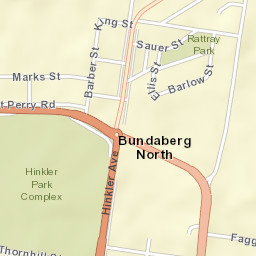 Bundaberg North Street Map