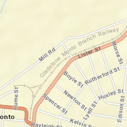 Monto Street Map
