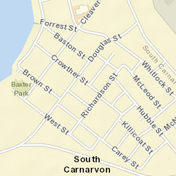 South Carnarvon Street Map