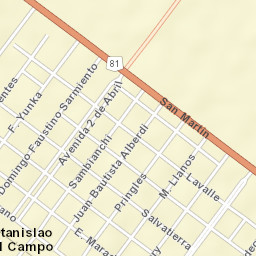 Estanislao del Campo Street Map