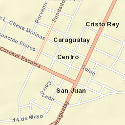 Caraguatay Street Map