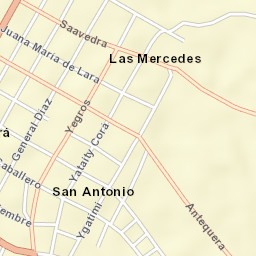 Atyrá Street Map