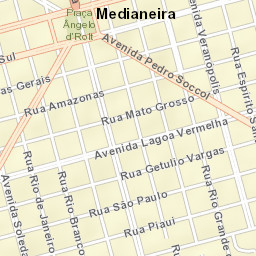 Medianeira Street Map