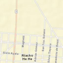 Riacho Eh-Eh Street Map