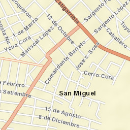 Capiatá Street Map