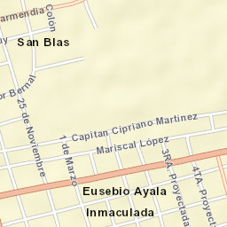 Eusebio Ayala Street Map
