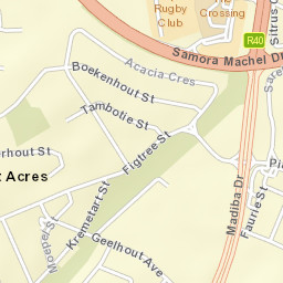 Nelspruit Street Map