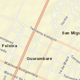 Guarambaré Street Map