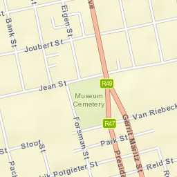 Zeerust Street Map