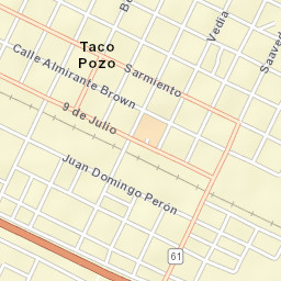Taco Pozo Street Map