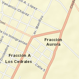 Cedrales Street Map