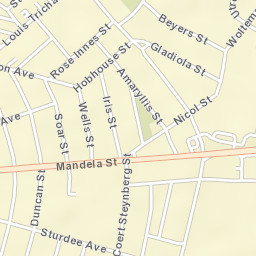 Witbank Street Map