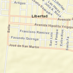 Puerto Libertad Street Map