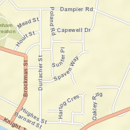 Denham Street Map
