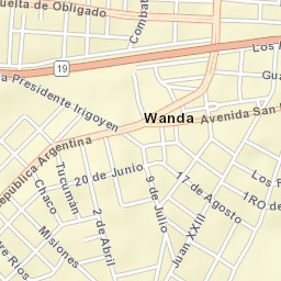 Wanda Street Map
