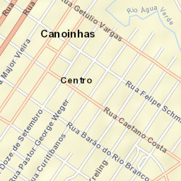 Canoinhas Street Map