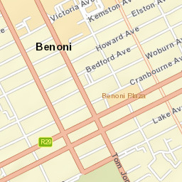 Benoni Street Map