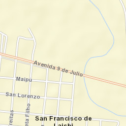 San Francisco de Laishí Street Map
