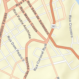 Porto União Street Map