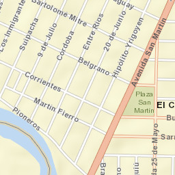 El Colorado Street Map